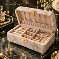 𝒄𝒓𝒆𝒔𝒔𝒂𝒍𝒊𝒏𝒆™ Marble Jewelry Catchall Box