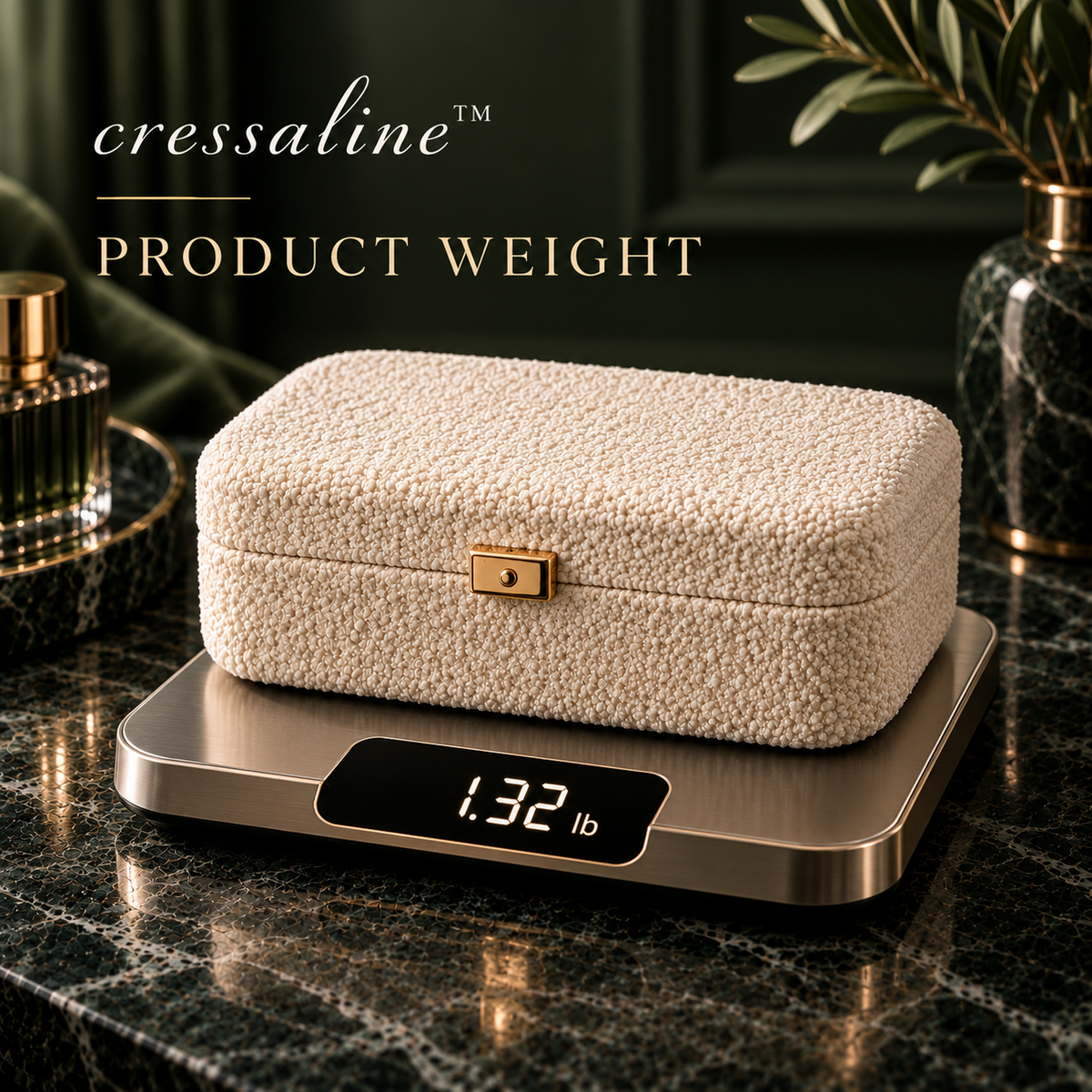 𝒄𝒓𝒆𝒔𝒔𝒂𝒍𝒊𝒏𝒆™ Bouclé Jewelry Organizer